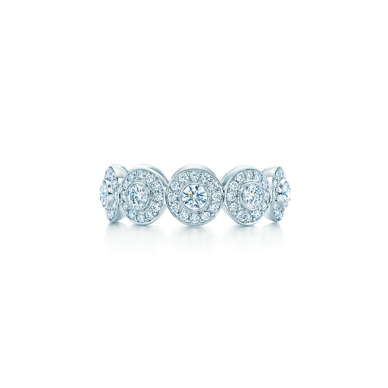 Tiffany Circlet band ring of diamonds 