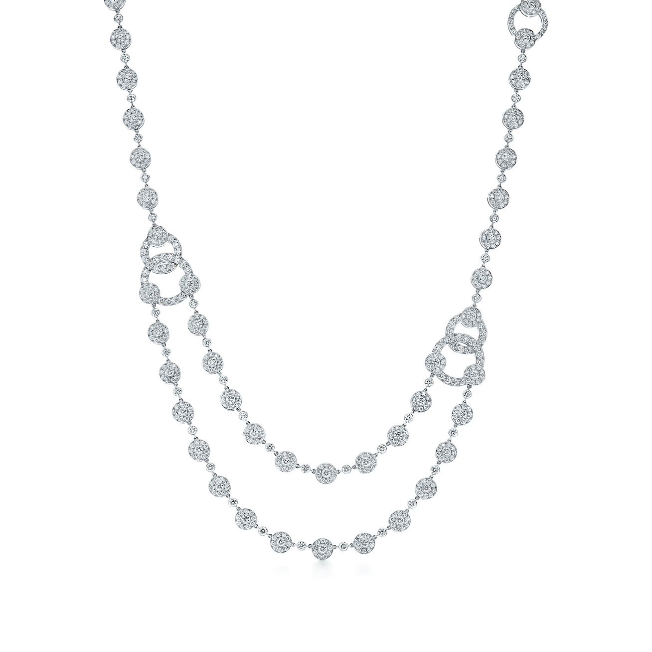 Tiffany Circlet diamond necklace in 