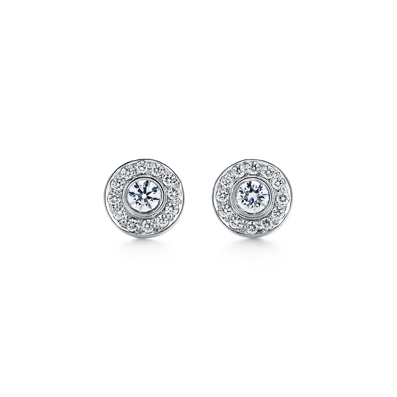 Tiffany Circlet earrings with diamonds 