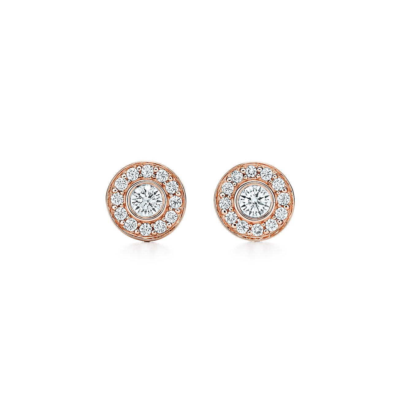 Tiffany Circlet earrings in 18k rose 