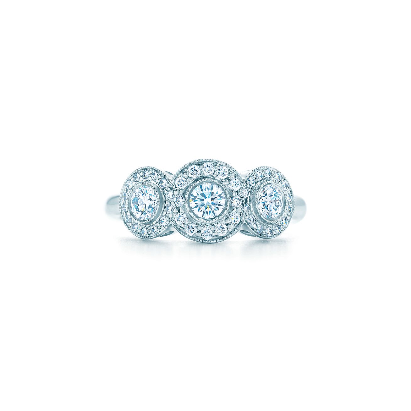 Tiffany Circlet ring of diamonds in 