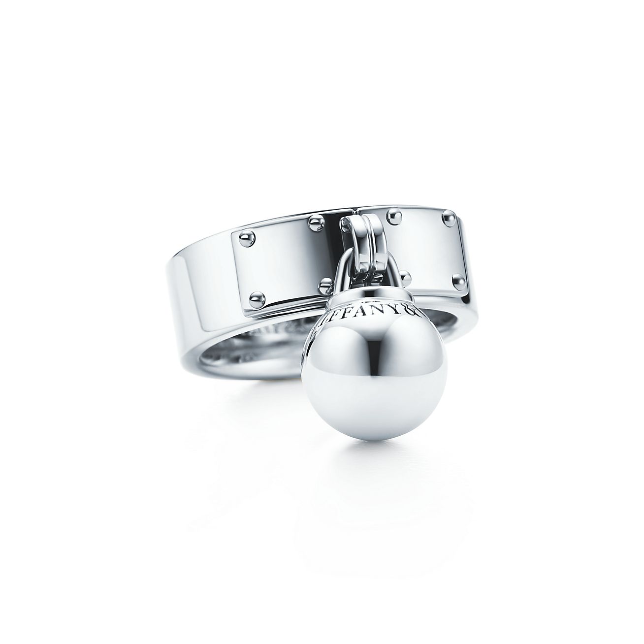 Tiffany City HardWear ball dangle ring 