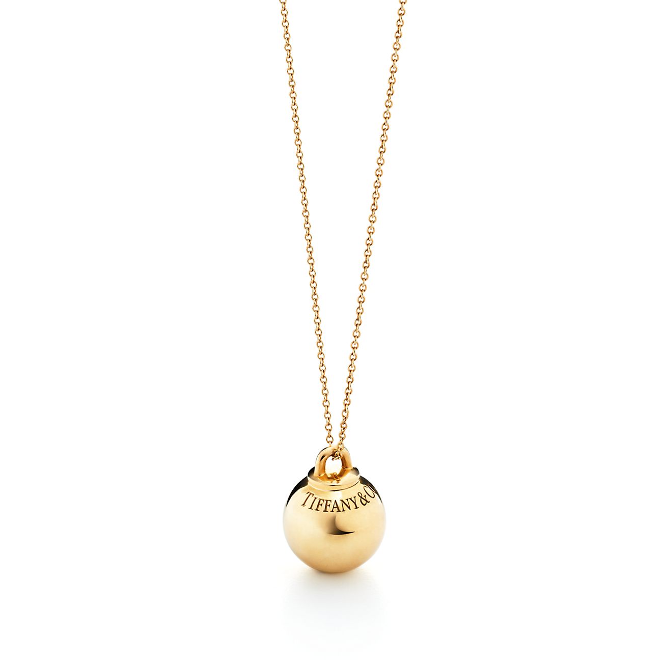 tiffany city hardwear ball necklace