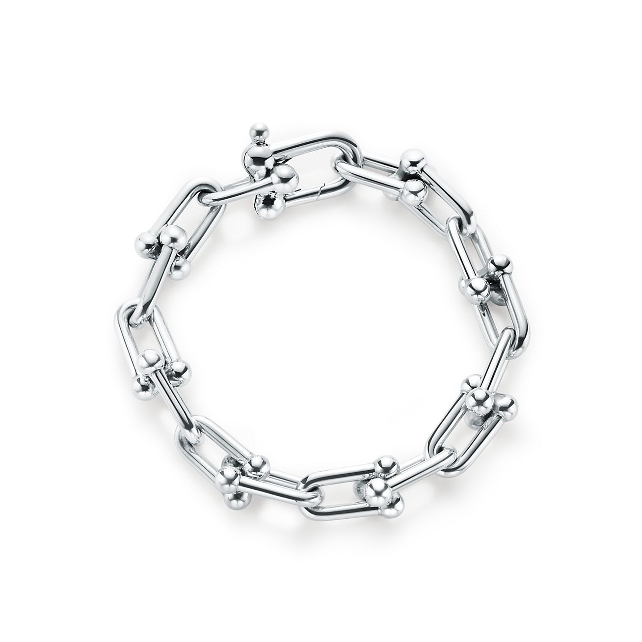 Details about   925 Silver Bracelet Chunky Link Design