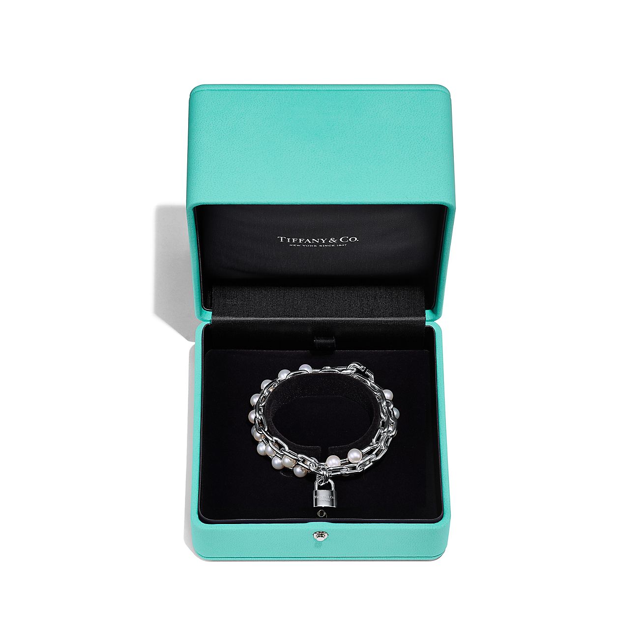 Tiffany City HardWear Pearl Lock Bracelet