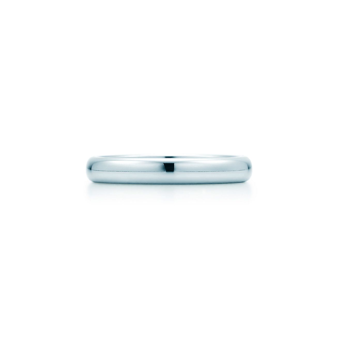 Tiffany Classic™ 鉑金結婚戒指，3 毫米寬 
