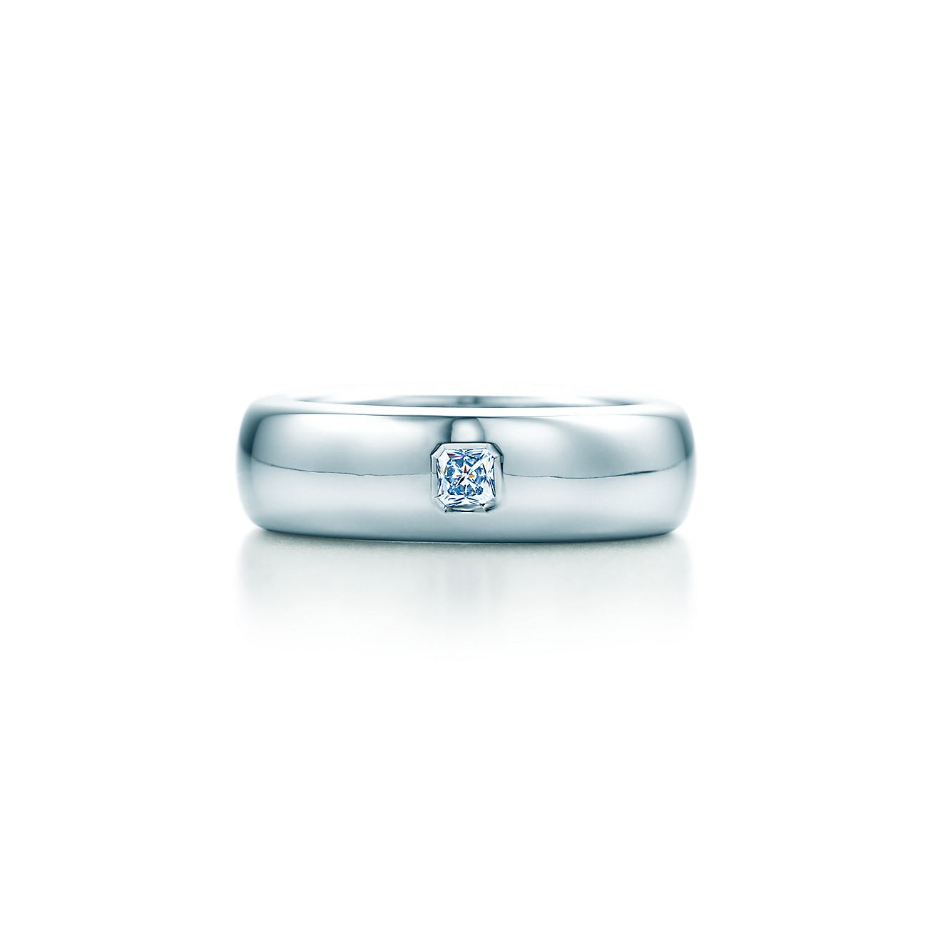 Obruchalnoe Kolco Tiffany Classic Iz Platiny S Brilliantom Shirina 6 Mm Tiffany Co