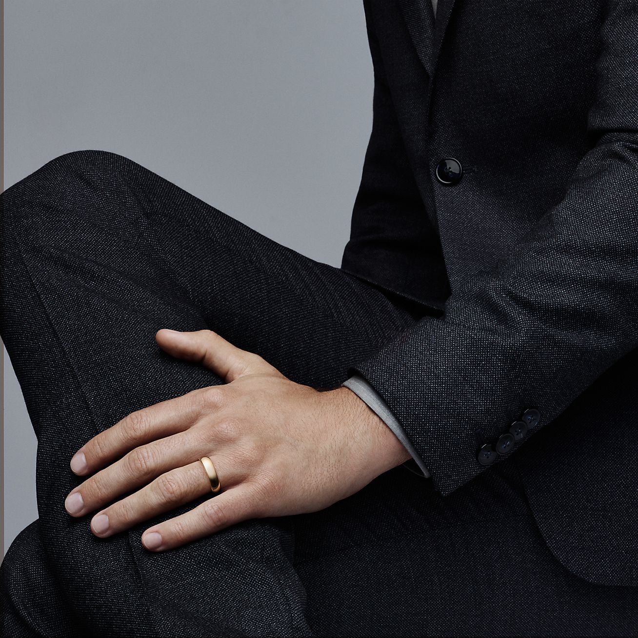 4.5 mm men's wedding band