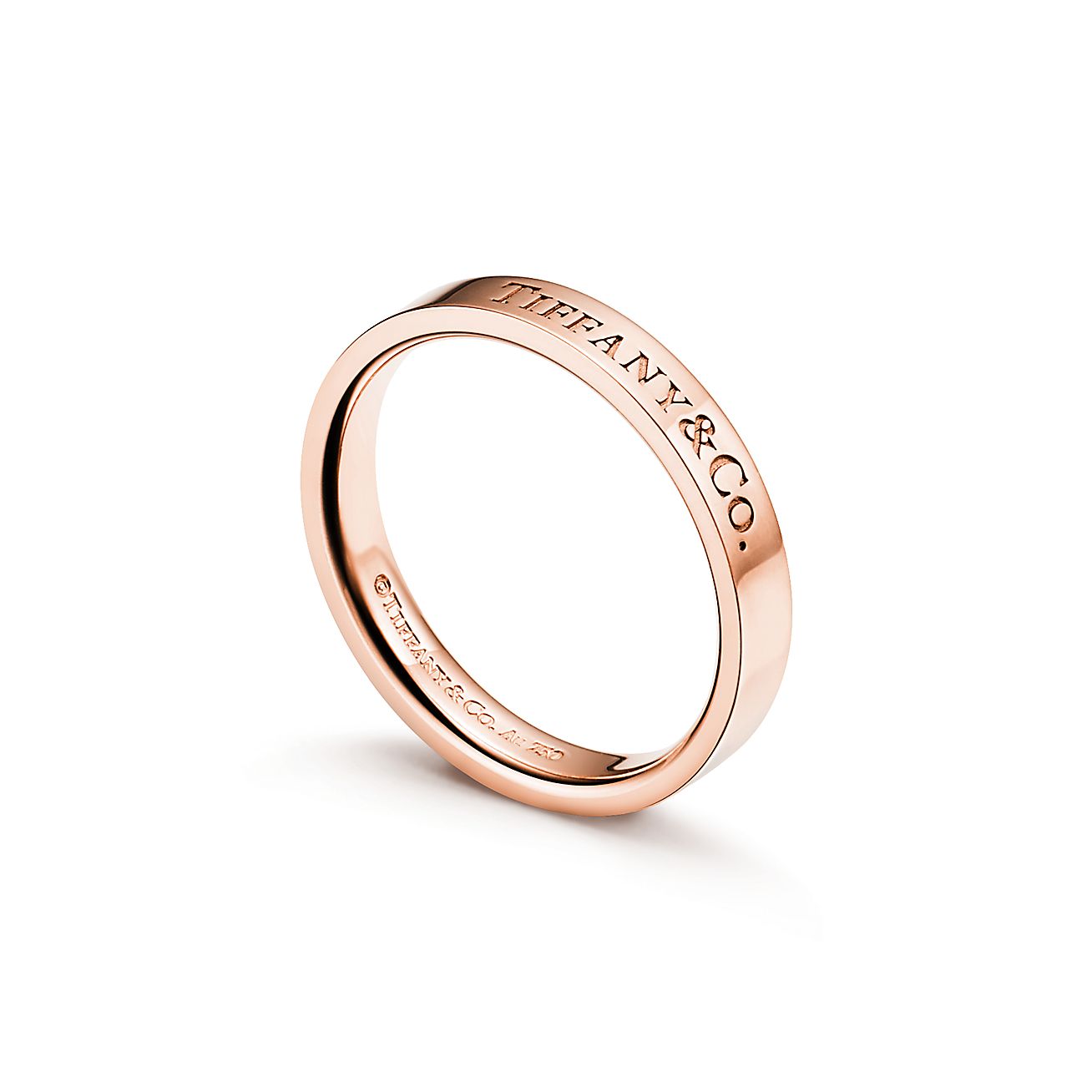 TIFFANY & CO. バンドリング 18Kローズゴールド 3MM | Tiffany & Co