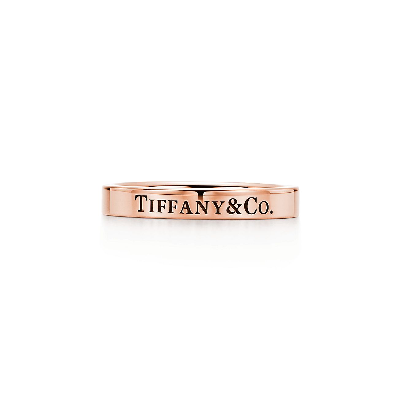 TIFFANY & CO. バンドリング 18Kローズゴールド 3MM | Tiffany & Co.