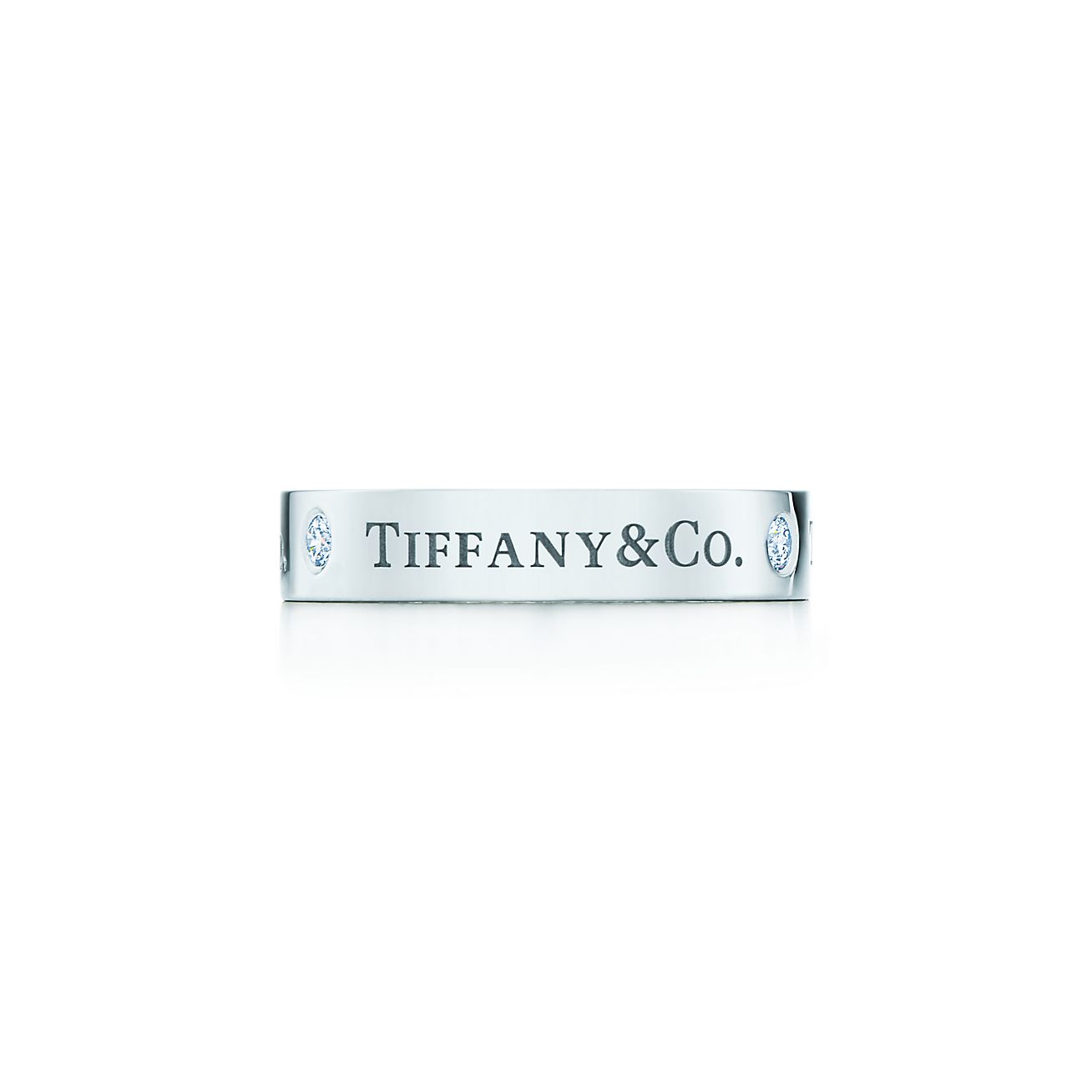Anneau Tiffany \u0026 Co.® en platine et 