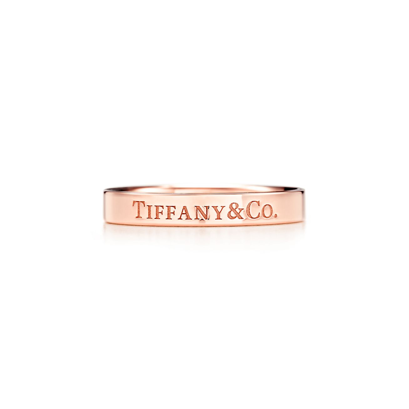 Co.® band ring in 18k rose gold 