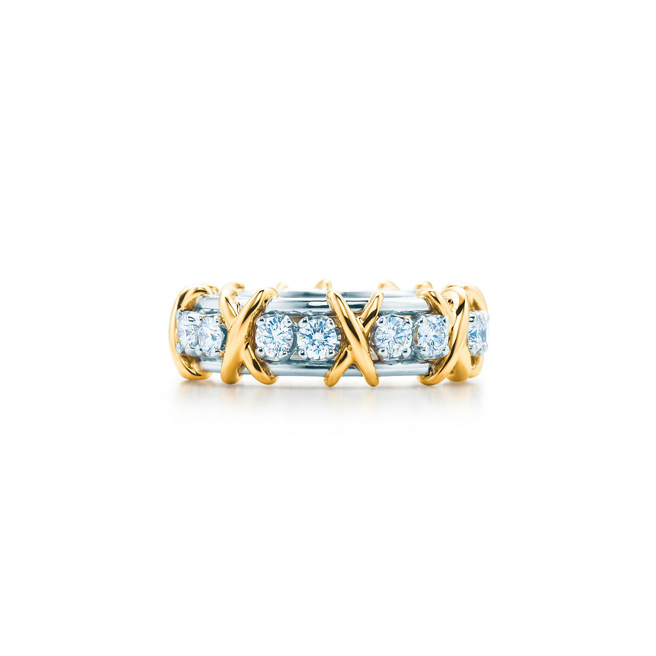 Bague Dix-huit Pierres, or 18 carats 