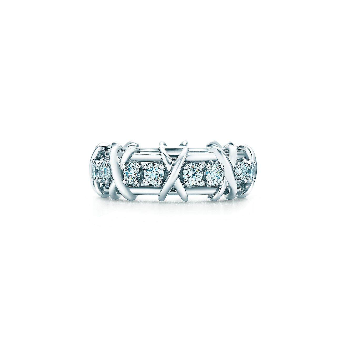 Kolco Tiffany Co Schlumberger Sixteen Stone Platina S Brilliantami Tiffany Co