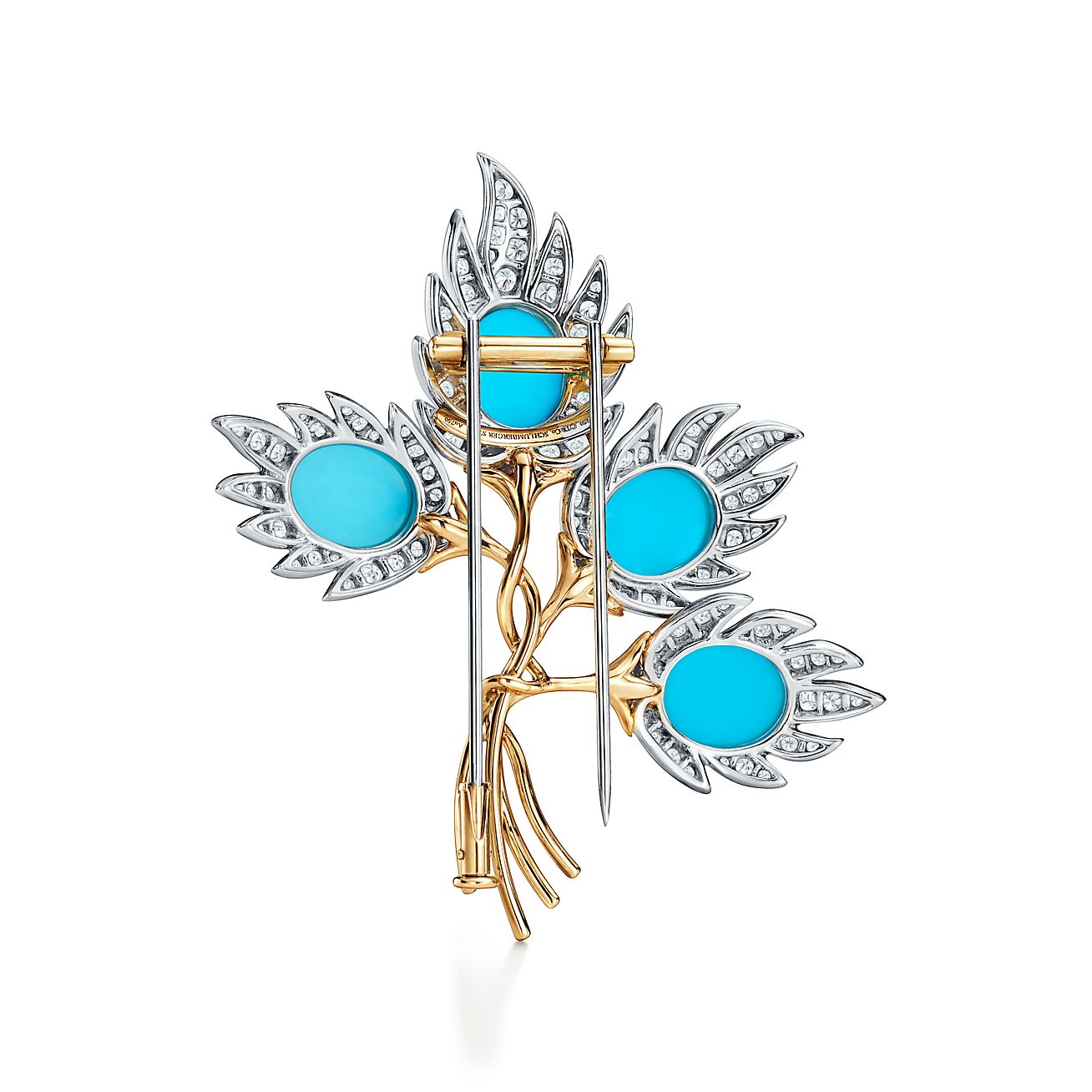 Tiffany & Co. Schlumberger 4 Leaves Brooch