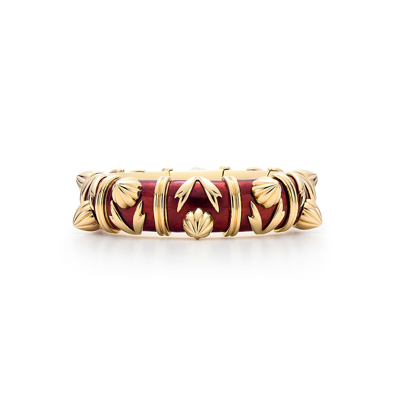 Tiffany & Co. Schlumberger® Cones bracelet in 18k gold with enamel ...