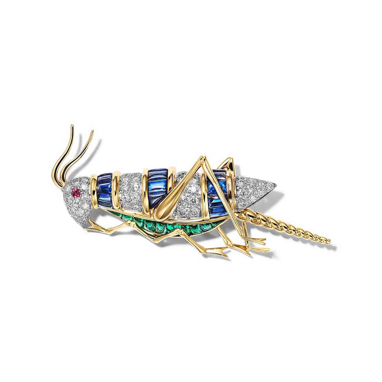 Co. Schlumberger® Cricket clip brooch 