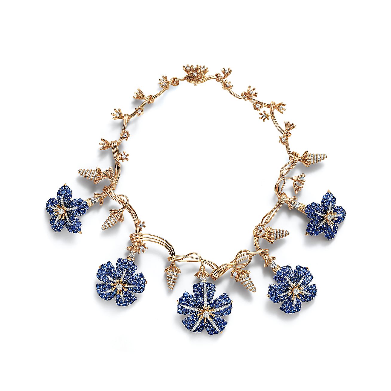 Tiffany & Co. Schlumberger Morning Glory Necklace