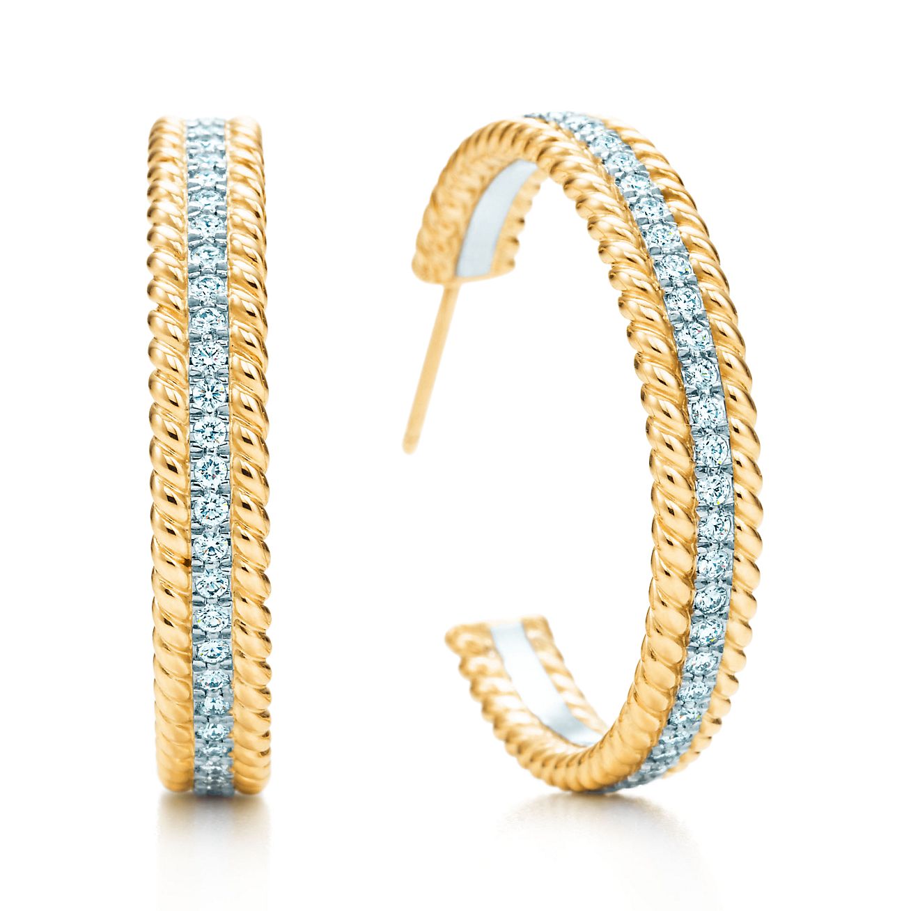 tiffany and co gold hoop earrings