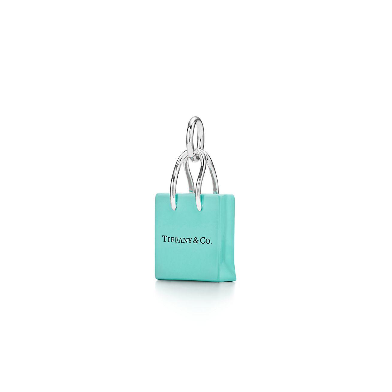 Tiffany shopping 2024 bag necklace