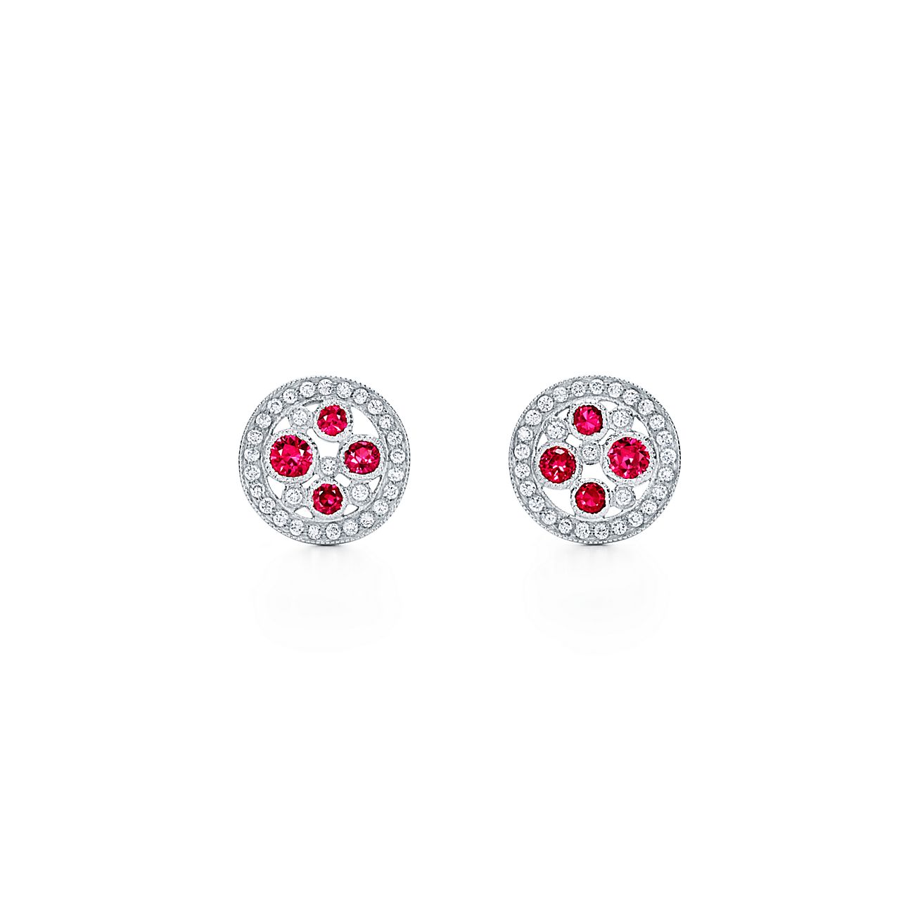 ruby earrings tiffany