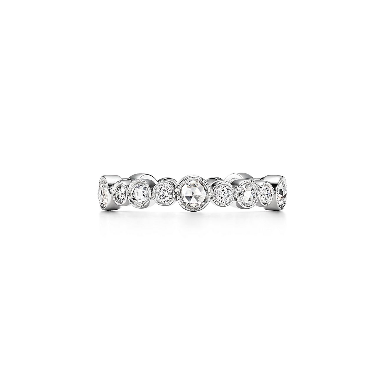 Tiffany Cobblestone Diamond Band Ring 