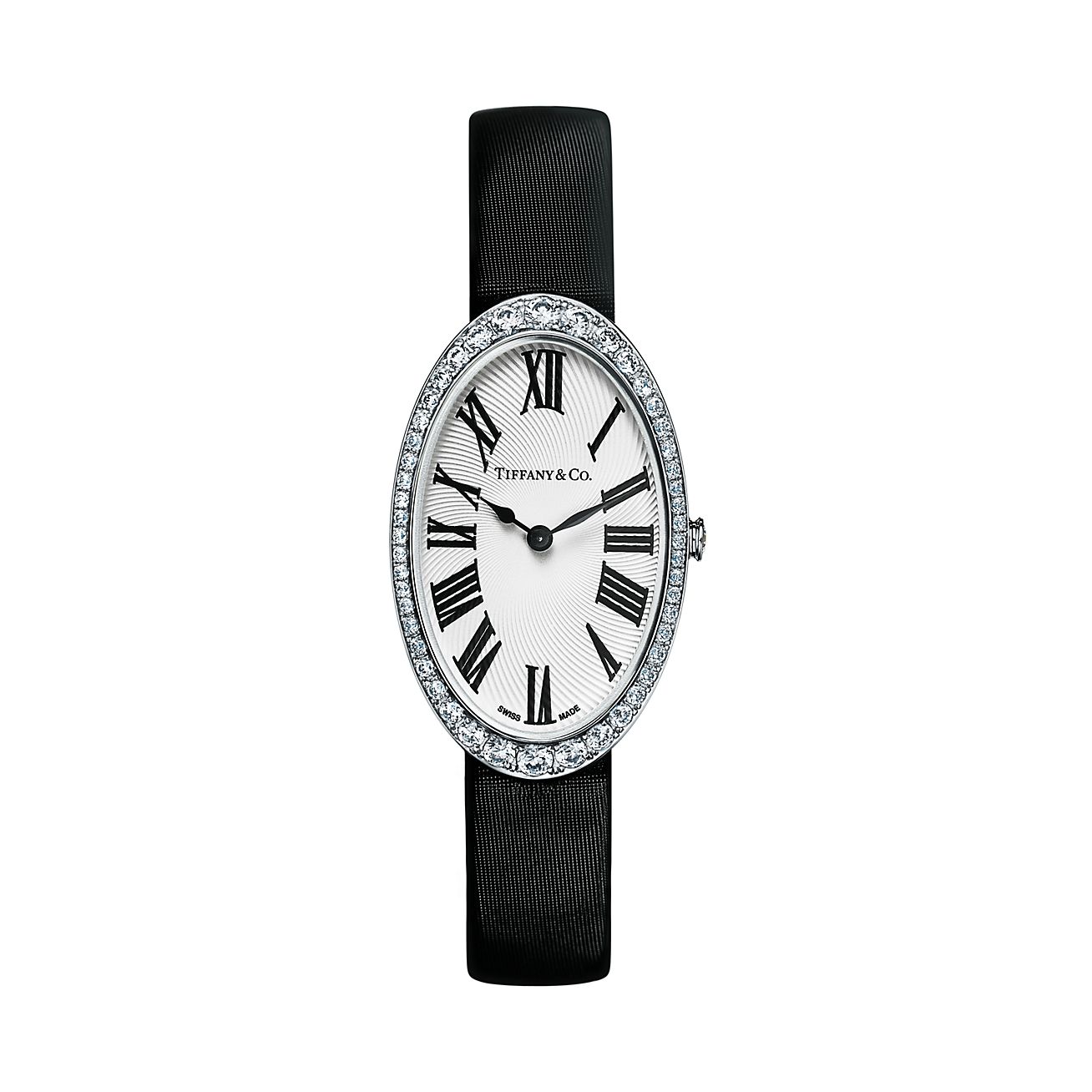 Tiffany Cocktail 2-Hand 21 x 34 mm women's watch in 18k white gold. |  Tiffany & Co.