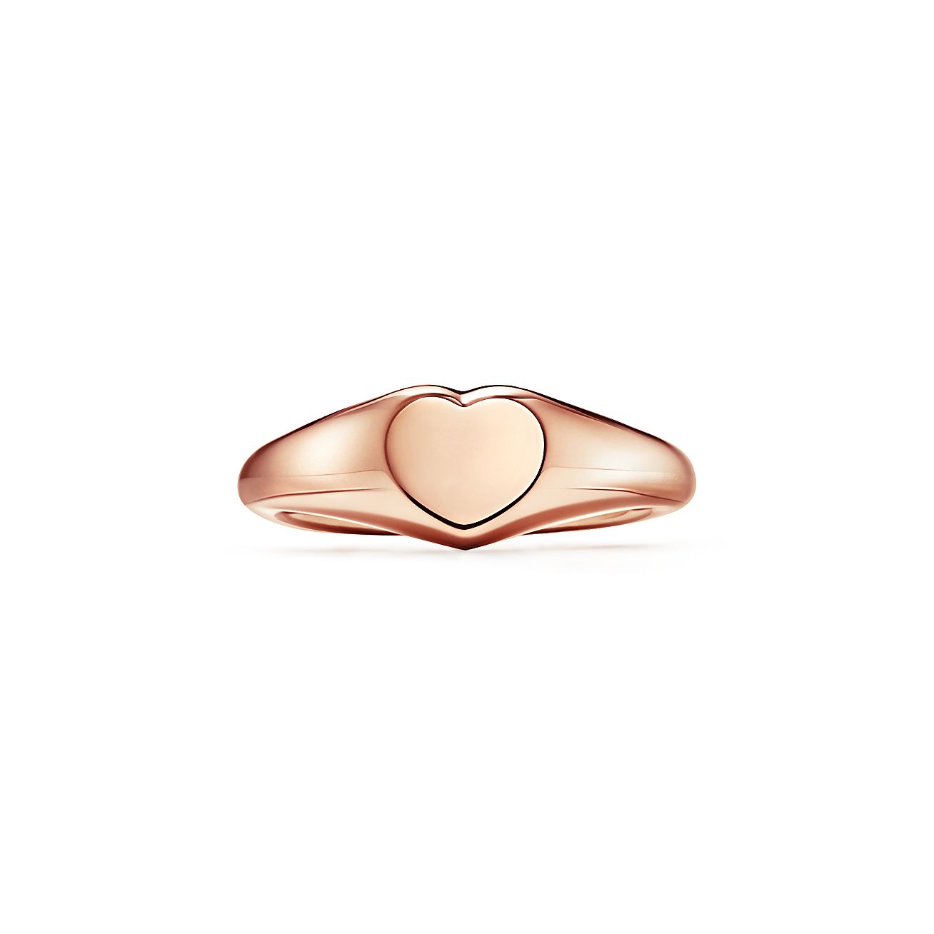Tiffany \u0026 Co.® micro heart signet ring 