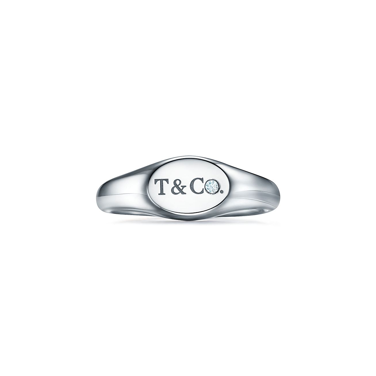 Tiffany \u0026 Co.® micro oval signet ring 