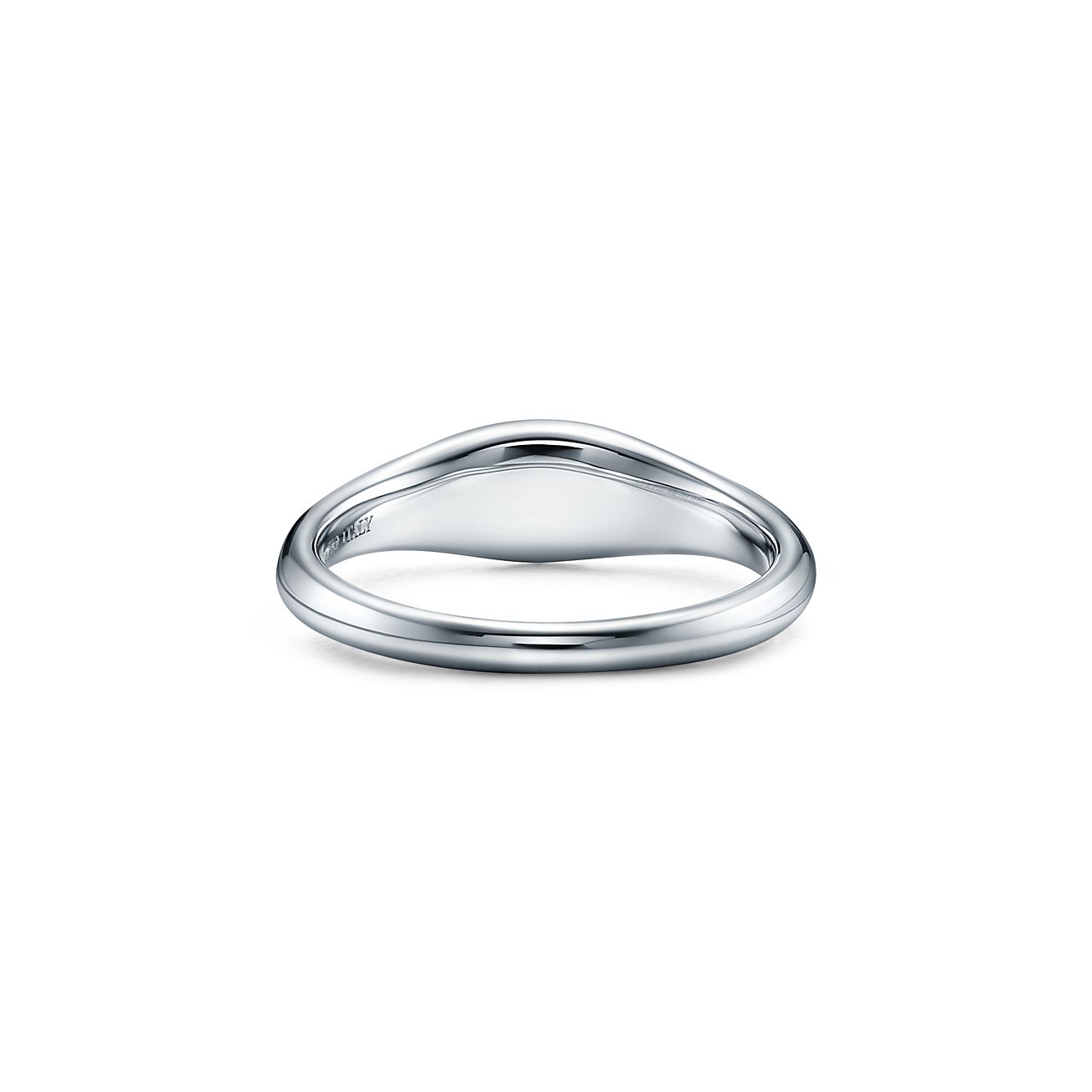 tiffany micro oval signet ring