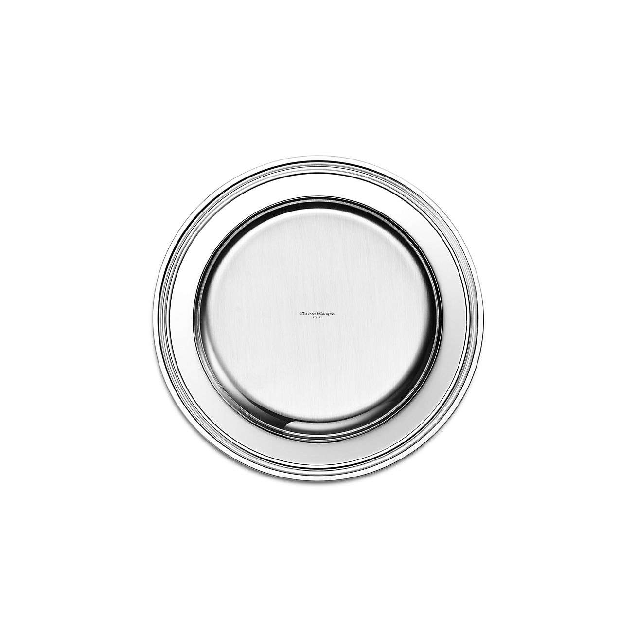 Tiffany Crest Bread and Butter Plate in Sterling Silver