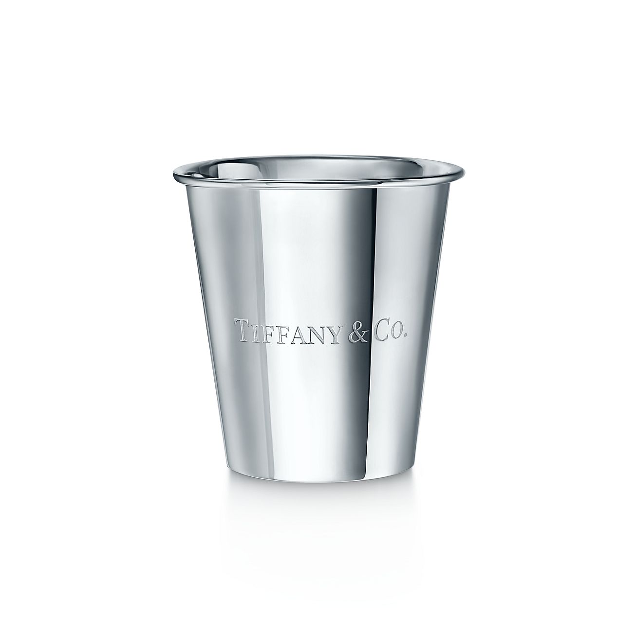 Tiffany Cups 純銀紙杯。| Tiffany & Co.