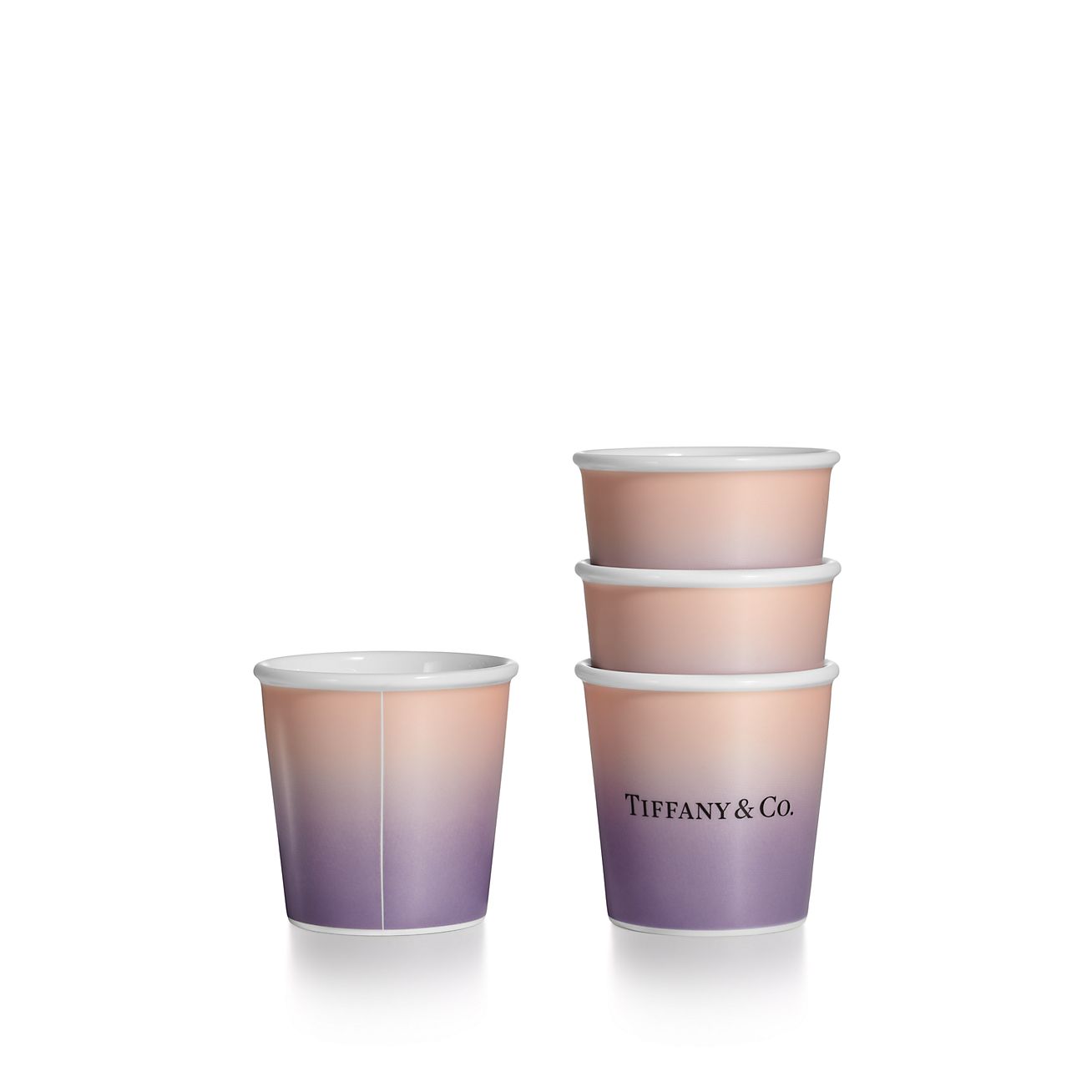 Tiffany Cups Tiffany Espresso Cups in Infinity Morganite Bone China, Set of  Four | Tiffany & Co. US