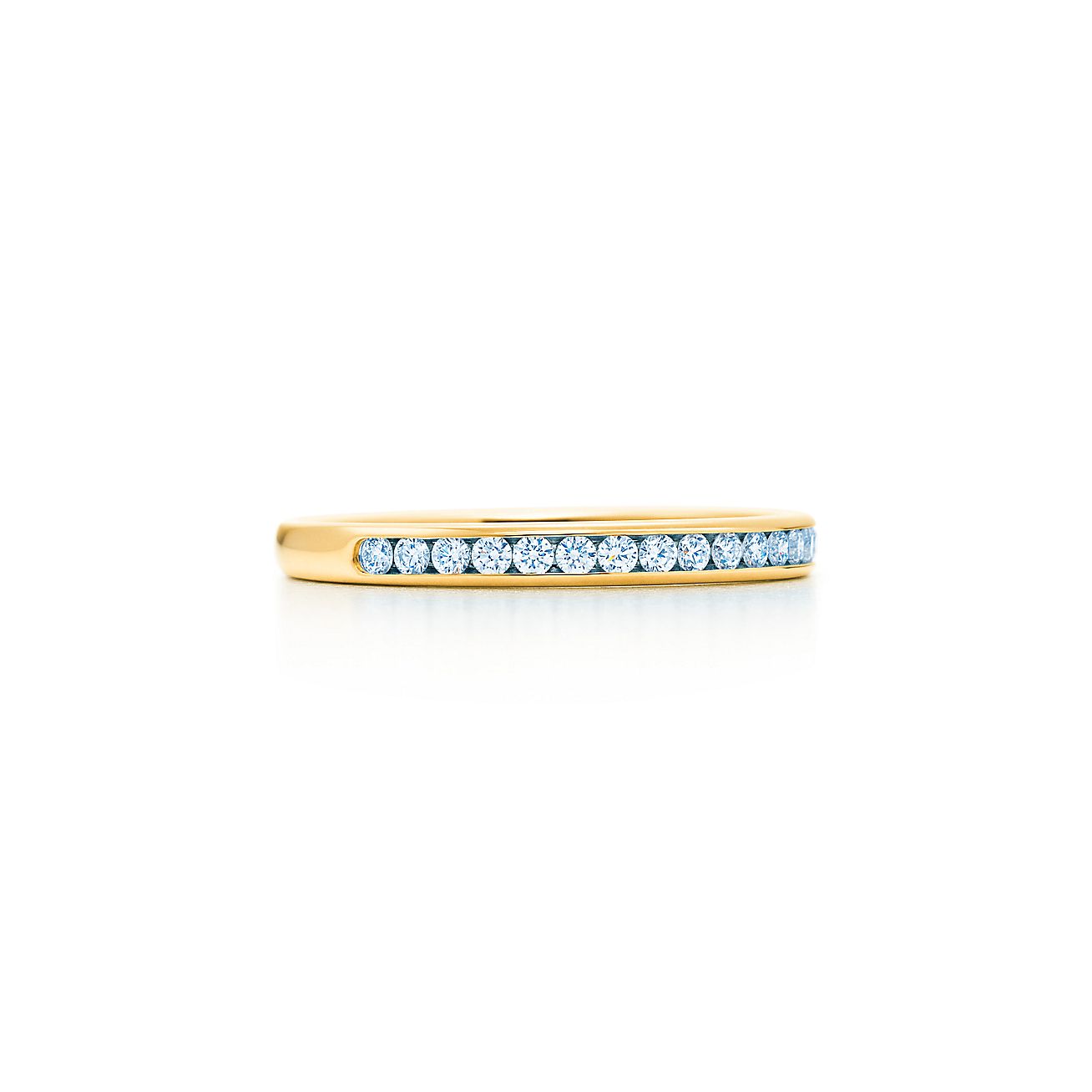 Tiffany Diamond Wedding Band In 18k Gold 2 Mm Wide Tiffany Co