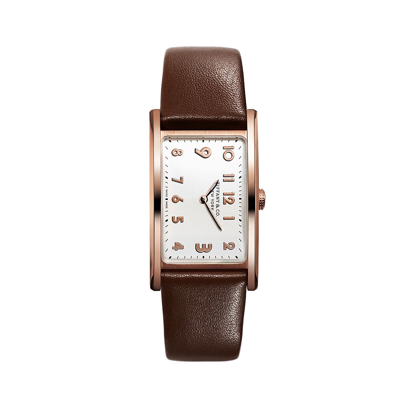 Tiffany East West® 22MM 18k Rose Gold Swiss Made Watch | Tiffany & Co.