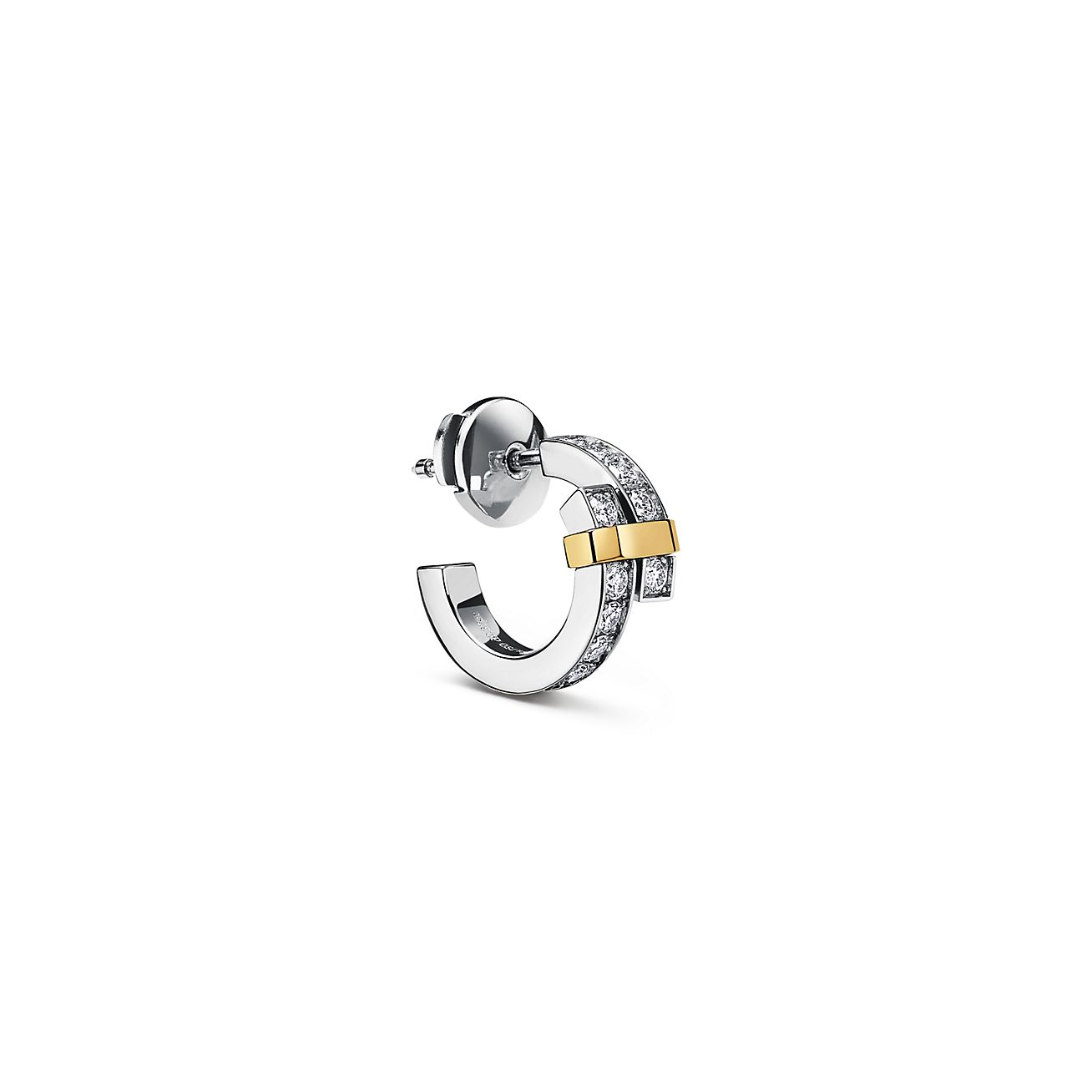 Tiffany Edge Hoop Earrings