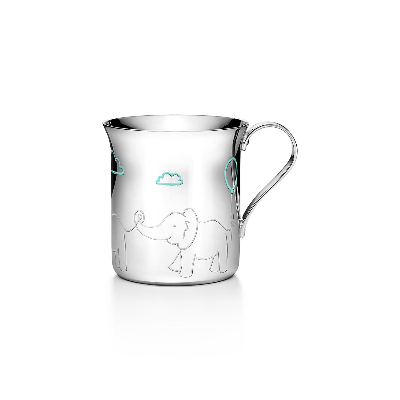 Tiffany Elephants Baby Cup in Sterling Silver Tiffany & Co. Australia