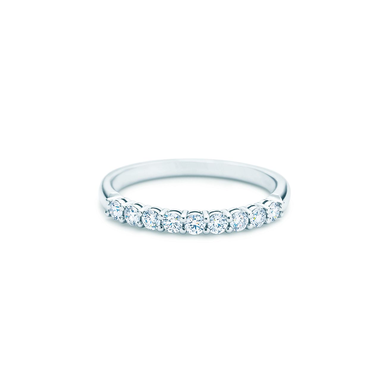 Tiffany Embrace Band Ring In Platinum With Diamonds 2 Mm Wide Tiffany Embrace Band Ring In Platinum With Diamonds 2 Mm Wide Co