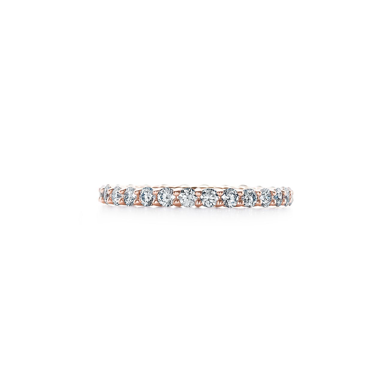Tiffany Embrace® band ring in 18k rose 