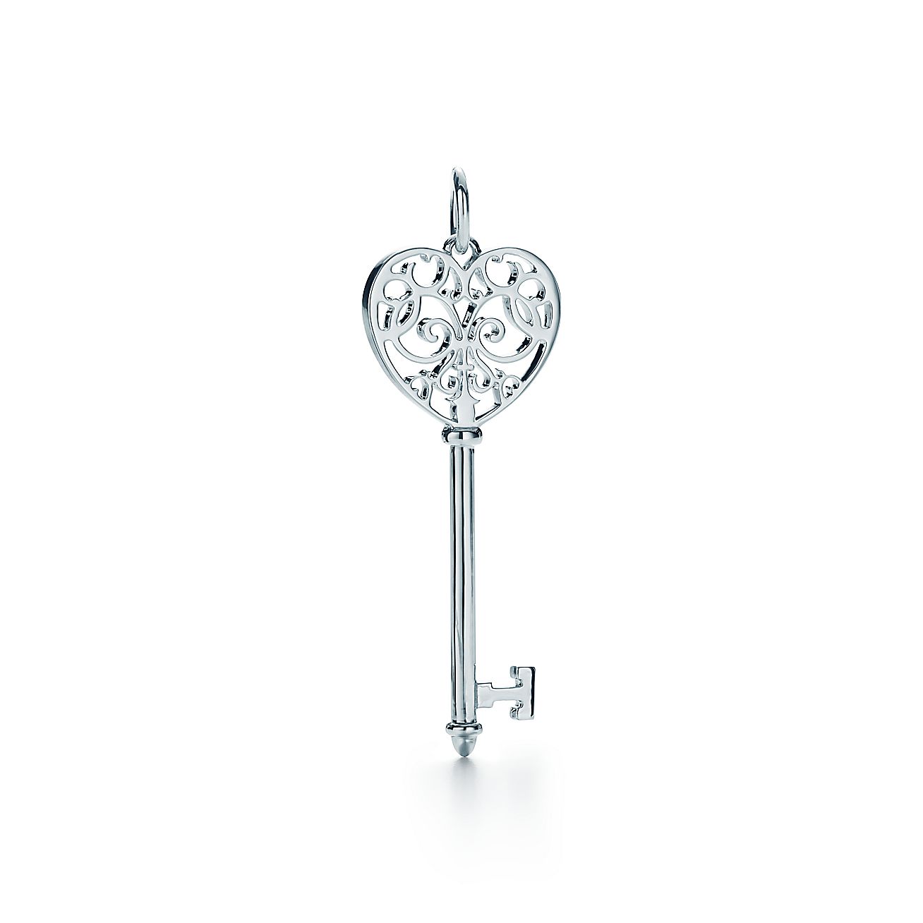 Pendente Chiave A Cuore Tiffany Enchant In Argento Medio Tiffany Co