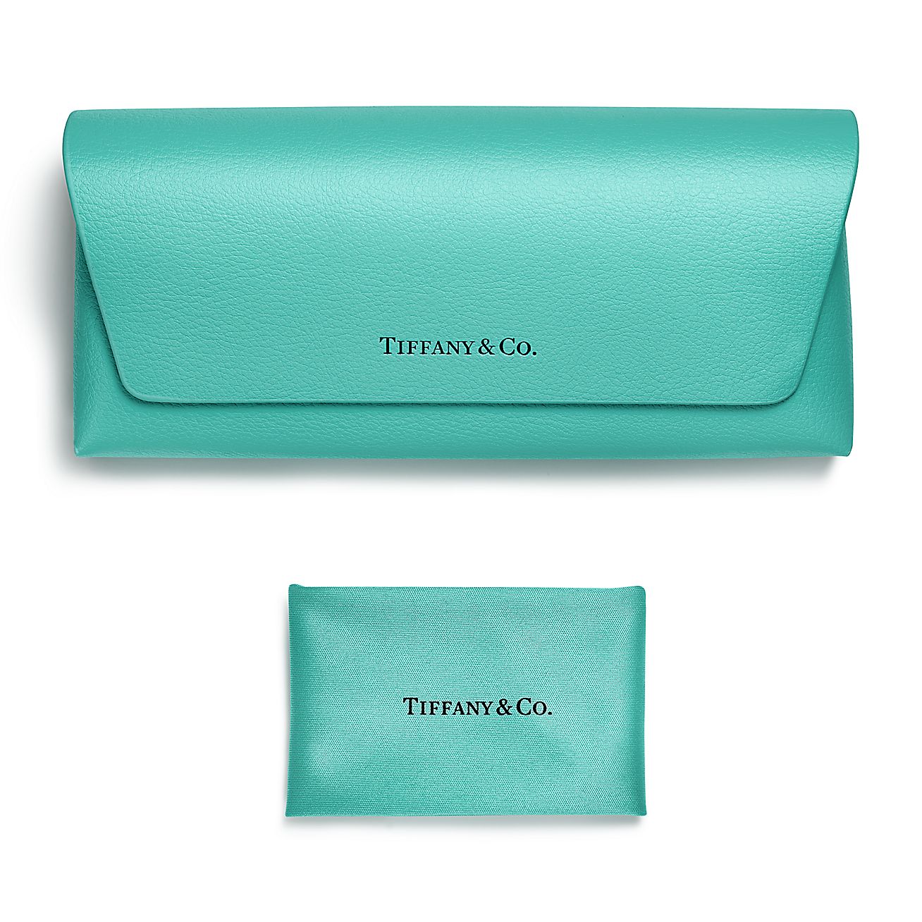 Tiffany Eyewear Sunglasses in Black Acetate with Dark Gray Lenses - Alternate shot 1 - Alternate shot 2