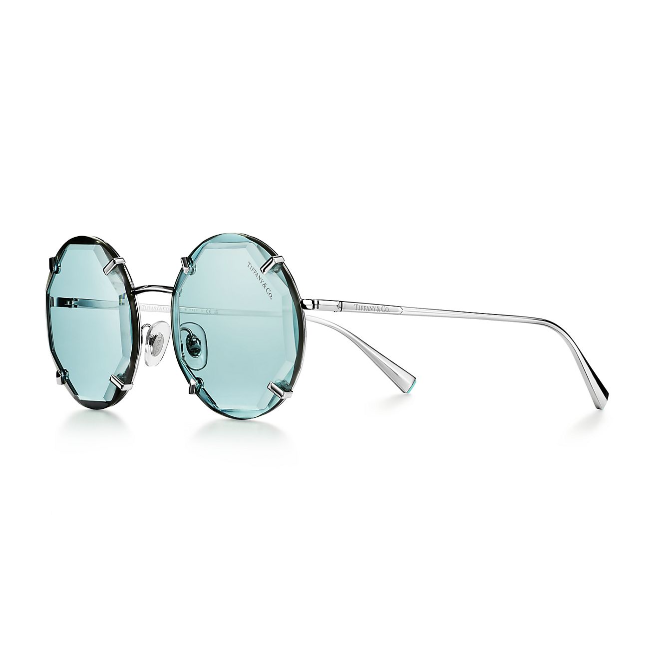 Tiffany Eyewear Sunglasses in Silver-colored Metal with  display picture 1