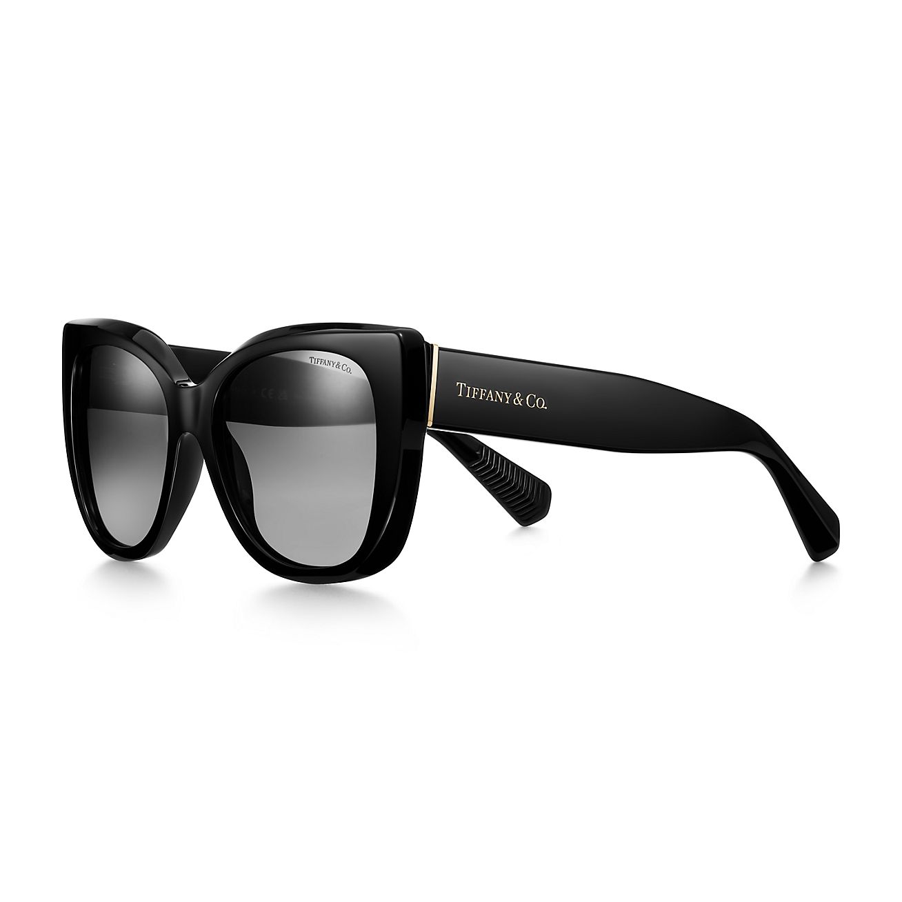 Tiffany Eyewear Sunglasses in Black Acetate with Polarized