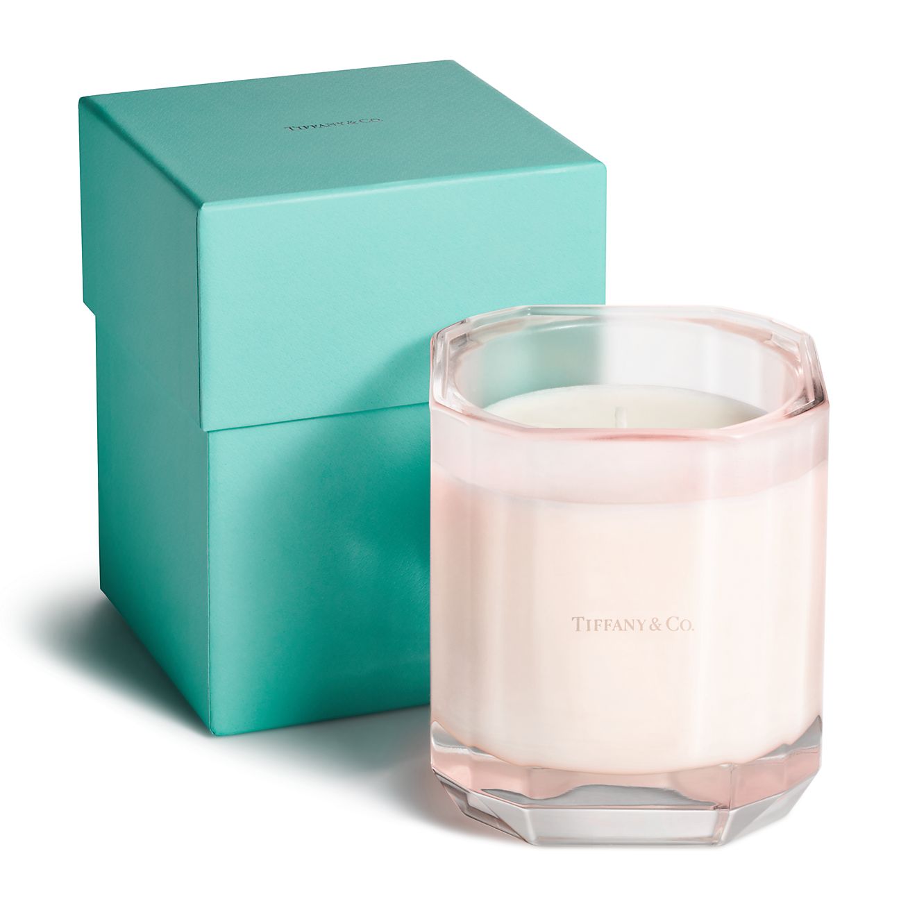 Tiffany Facets 57th & Fifth Candle in Morganite-colored Glass | Tiffany &  Co. US