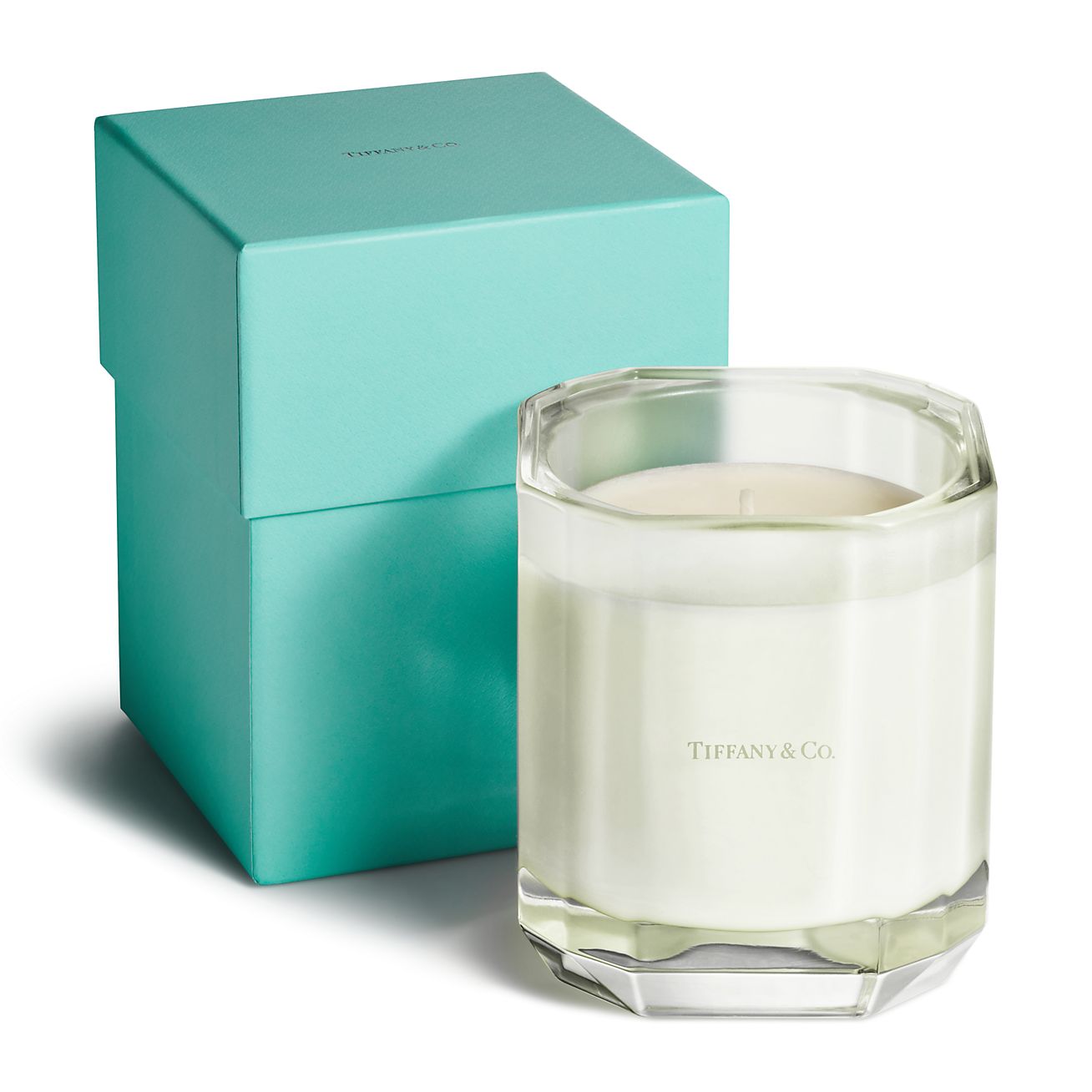 Tiffany Facets The House of Tiffany Candle in Tsavorite-colored Glass - Alternate shot 1 - Alternate shot 2 - Alternate shot 3 - Alternate shot 4
