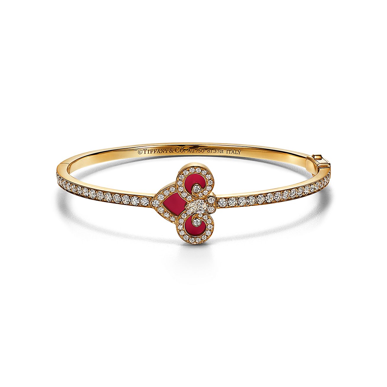 tiffany fleur de lis bangle