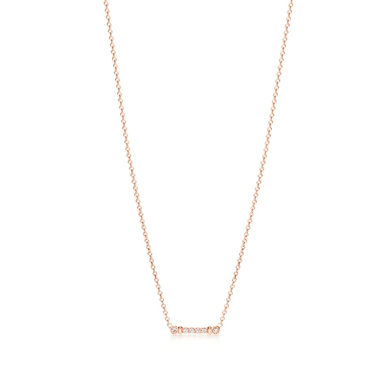 tiffany and co bar necklace