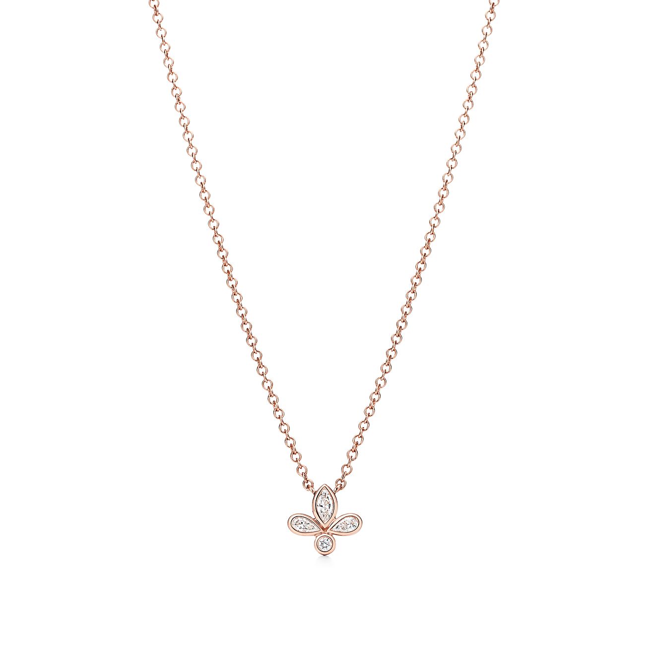 tiffany fleur de lis necklace