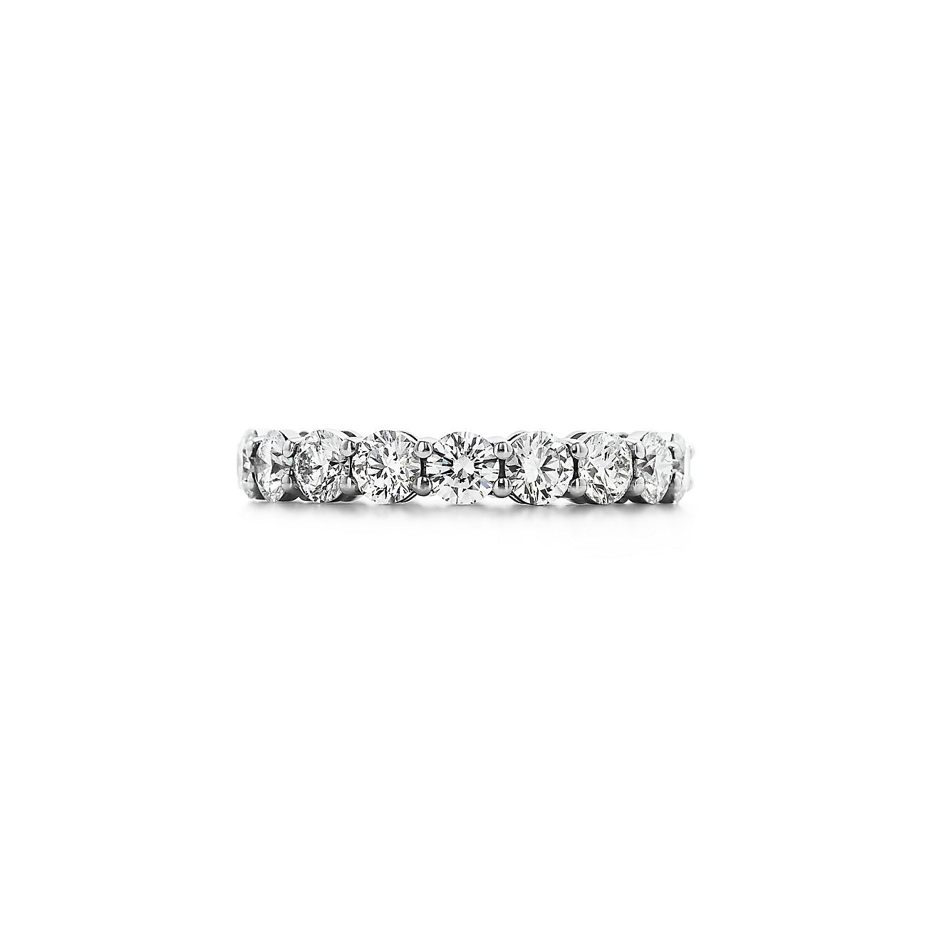 schuld indruk Contractie Tiffany Embrace® Platinum and Diamond Band Ring | Tiffany & Co.