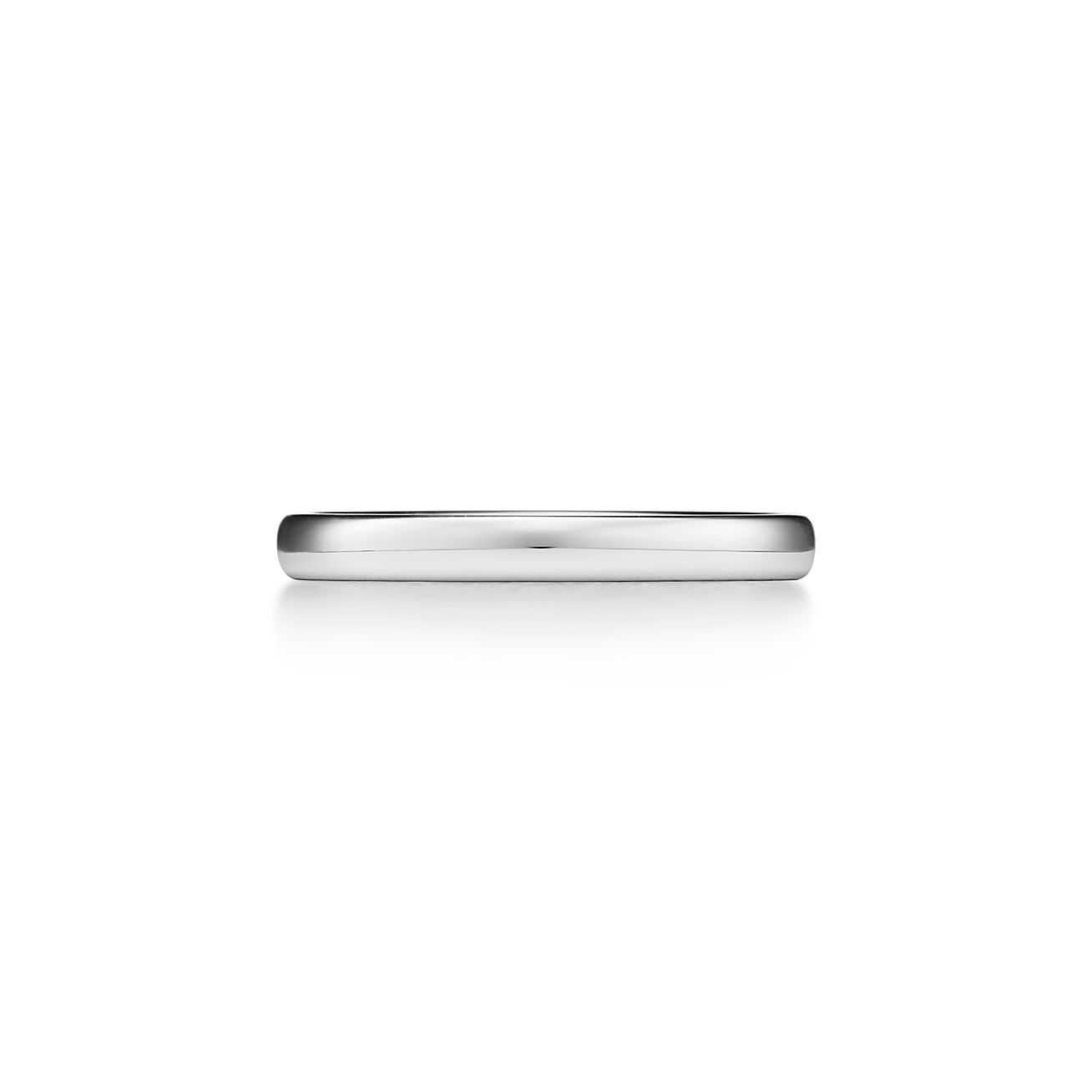 Tiffany Forever Wedding Band Ring in Platinum, 2.5 mm Wide | Tiffany & Co.